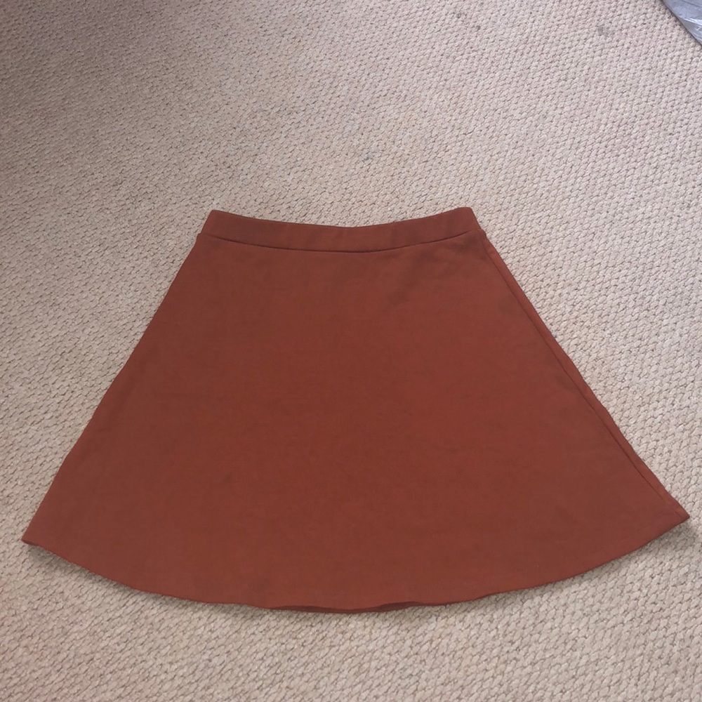 Orange circle skirt